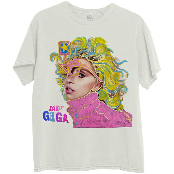Lady Gaga | Official Band T-Shirt | Colour Sketch
