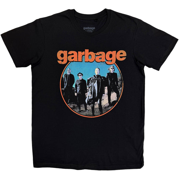 Garbage | Official Band T-Shirt | Band Circle (Black)