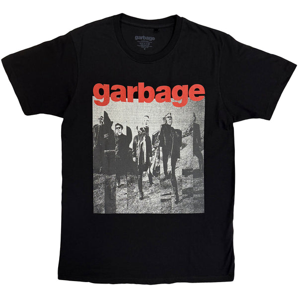 Garbage | Official Band T-Shirt | Photo Segments (Black)