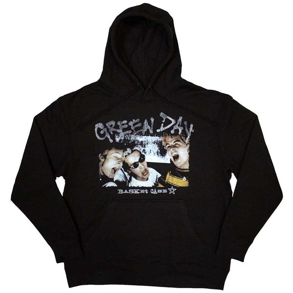 Green Day | Official Band Pullover Hoodie | Basket Case Star