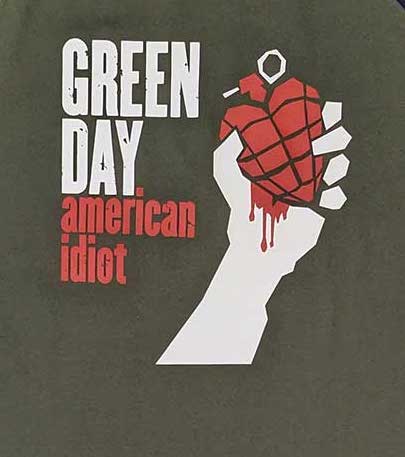 Green Day | Official Band Raglan T-Shirt | American Idiot