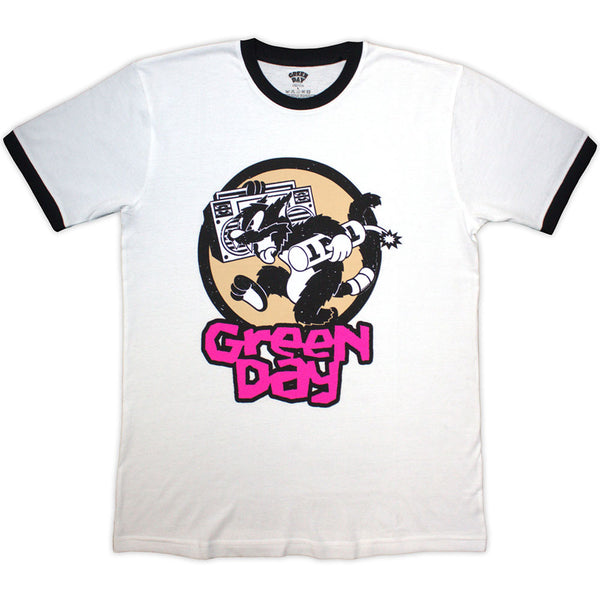 Green Day | Official Band T-Shirt | Revolution TNT (White)