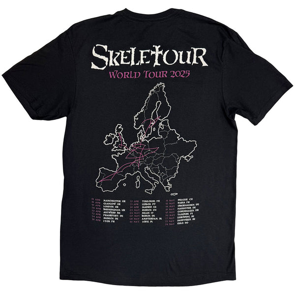 Ghost | Official T-Shirt | Skeletour Admat '25 Tour Dates (Back Print)