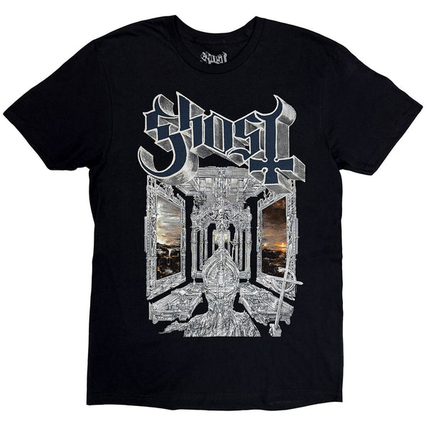 Ghost | Official T-Shirt | Skeleta Album Cover '25 Tour Dates (Back Print)