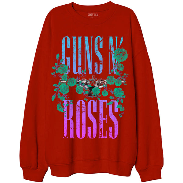 Guns N' Roses | Official Band Sweatshirt | Guns & Vine (Oversized)