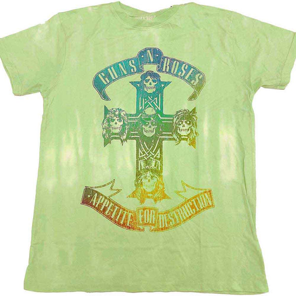 Guns N' Roses | Official Band T-Shirt | Gradient Use Your Illusion Tour (Wash Collection & Back Print)