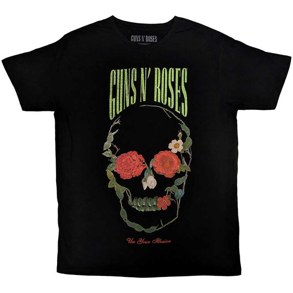 Guns N' Roses | Official Band T-Shirt | Rose Skull