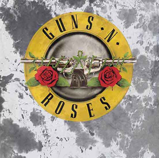 Guns N' Roses | Official Band T-shirt | Classic Logo (Dip-Dye)