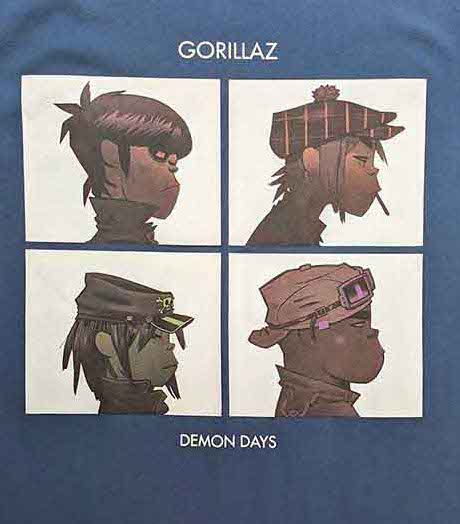 Gorillaz | Official Band Tank Top | Demon Days