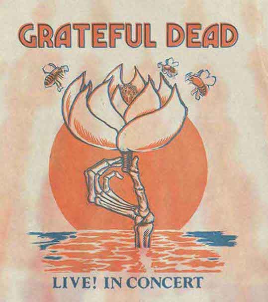 Grateful Dead | Official Band T-shirt | Sugar Magnolia (Dip-Dye)