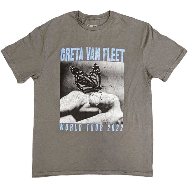 Greta Van Fleet | Official Band T-Shirt | World Tour Butterfly