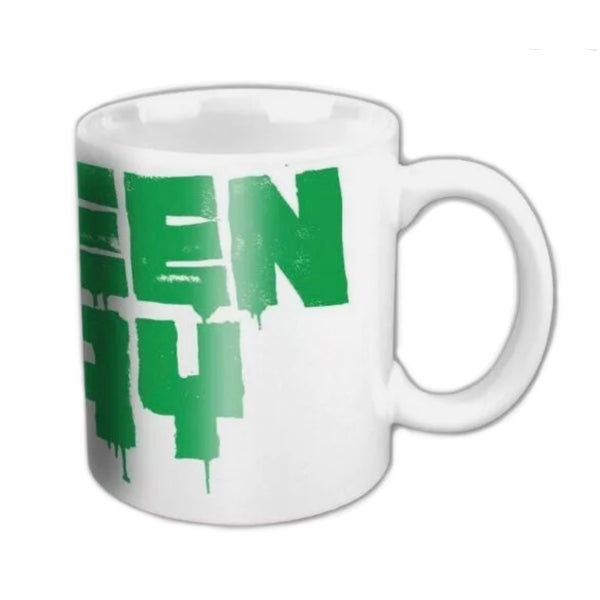 Green Day offical boxed Coffee Mug featuring Drips motif