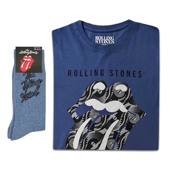The Rolling Stones | Exclusive Band Gift Set | Steel Wheels Tee & Socks