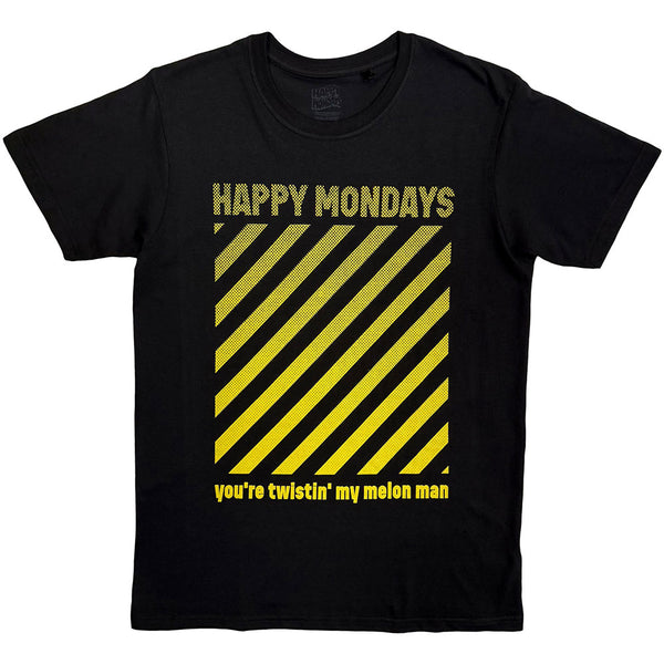 Happy Mondays | Official Band T-Shirt | You're Twistin' My Melon Man (Black)