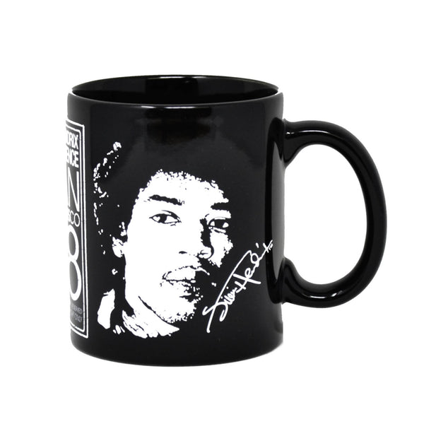 Jimi Hendrix Ceramic Boxed Coffee Mug featuring the 'Monterey' design motif