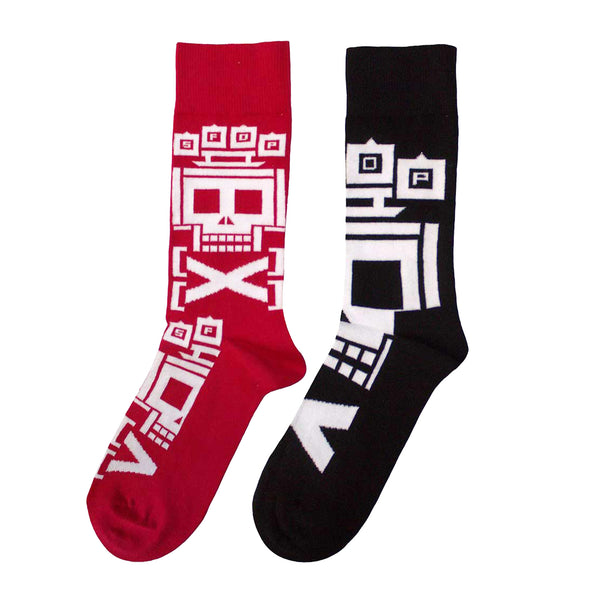Five Finger Death Punch Socks 2 Pack - Adult UK 7-11 (EU 41-46, US 8-12)