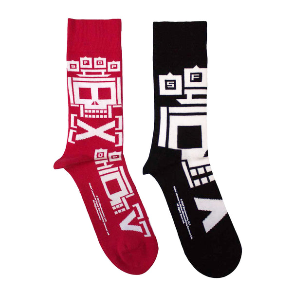 Five Finger Death Punch Socks 2 Pack - Adult UK 7-11 (EU 41-46, US 8-12)