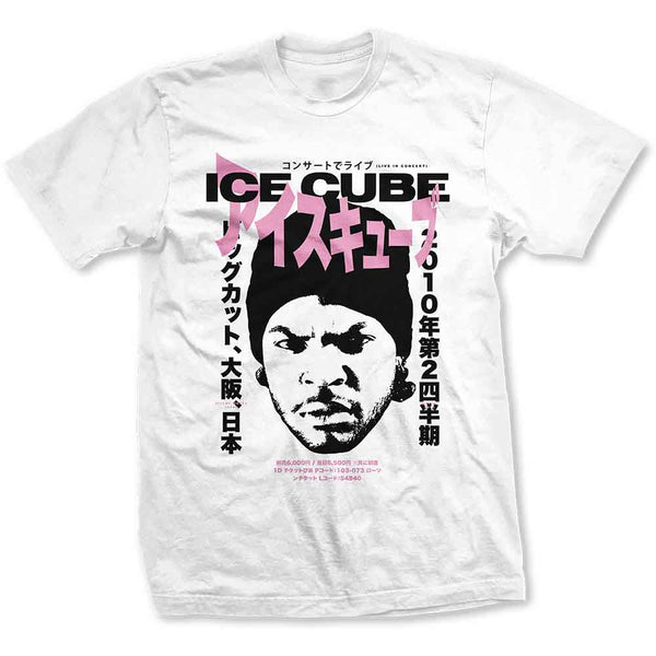 Ice Cube | Official Band T-Shirt | Beanie Kanji (Back Print)