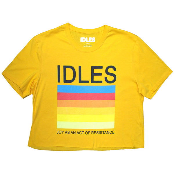 Idles | Official Ladies Crop Top | Resistance