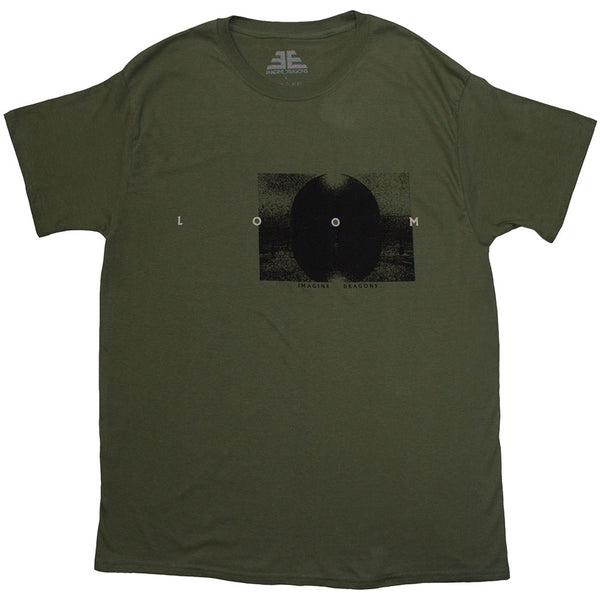 Imagine Dragons | Official Band T-Shirt | Loom Dark Circle (Green)