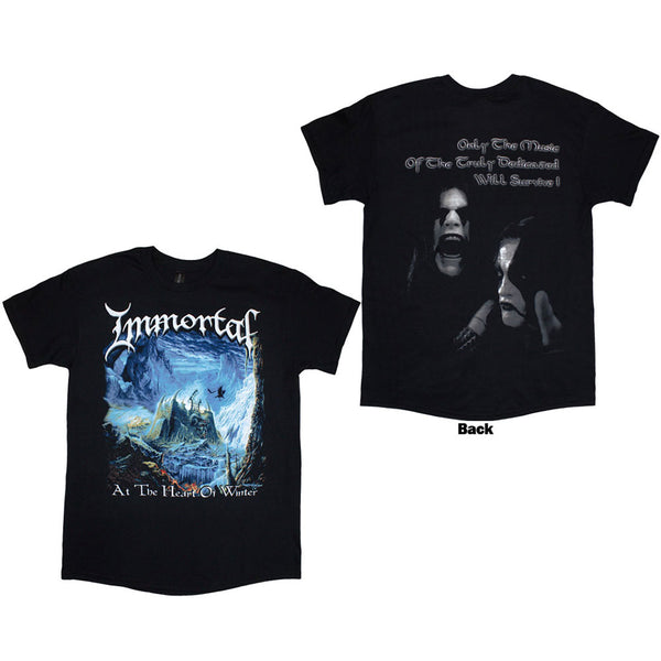 Immortal | Official T-Shirt | At The Heart Of Winter (Back Print)