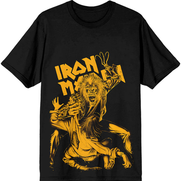 Iron Maiden | Official T-Shirt | No Prayer Claw Jumbo Yellow