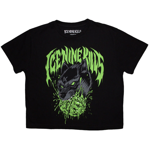 Ice Nine Kills | Official Ladies Crop Top | Wolf