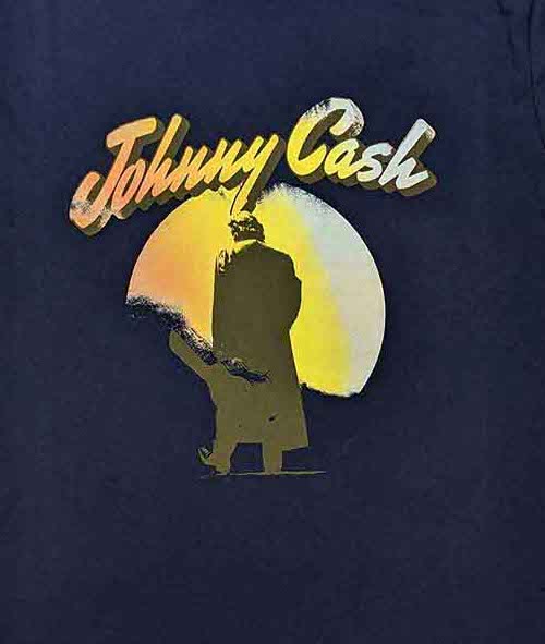 Johnny Cash | Official Band T-Shirt | Walking Guitar
