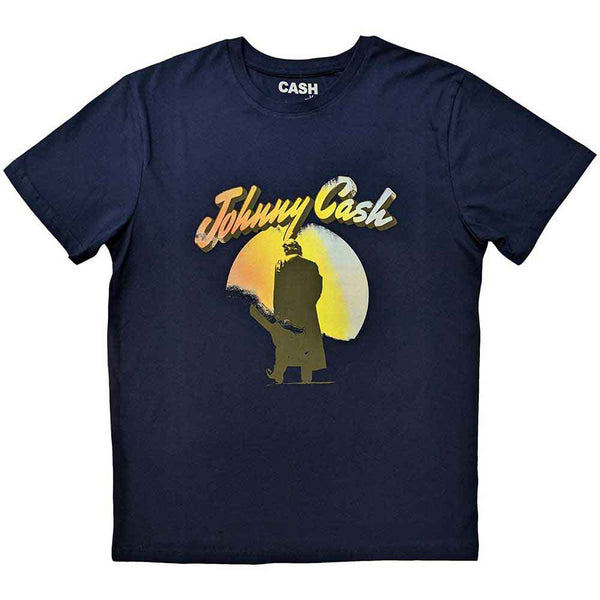 Johnny Cash | Official Band T-Shirt | Walking Guitar