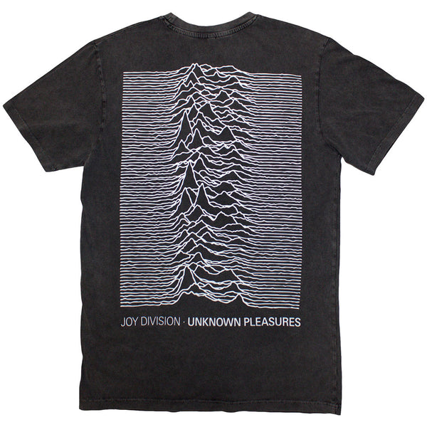 Joy Division | Official Stone Wash T-Shirt | Pulsar Pocket Wave (Back Print)