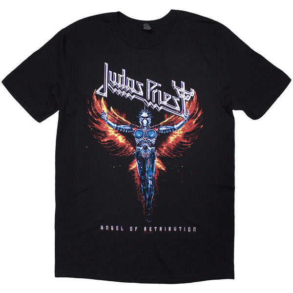Judas Priest | Official Band T-Shirt | Angel Of Retribution Tracklst (Back Print)