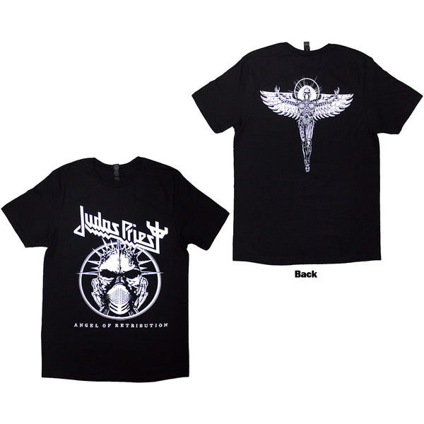 Judas Priest | Official Band T-Shirt | Angel Of Retribution Headshot (Back Print)