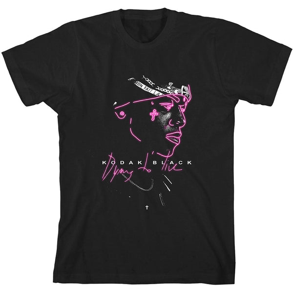 SALE Kodak Black | Official Band T-Shirt | Neon Outline 40% OFF