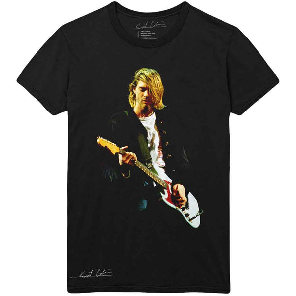 Kurt Cobain | Official Artist T-Shirt | Guitar Photo Colour
