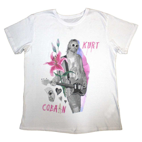 Kurt Cobain | Official Band T-Shirt | Flower