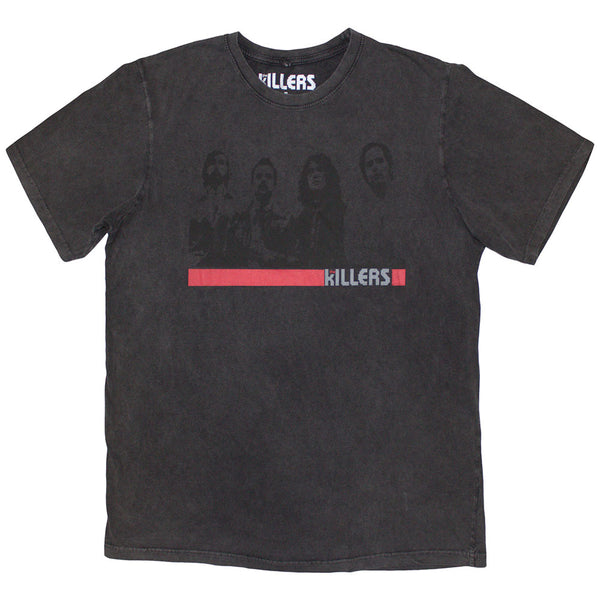 The Killers | Official Stone Wash T-Shirt | Band Photo Mono