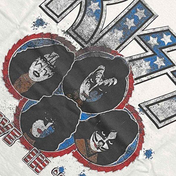 KISS | Official Band Ringer T-Shirt | Alive in '77