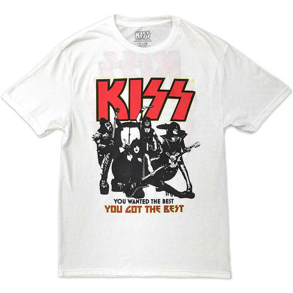 KISS | Official Band T-Shirt | End Of The Road Tour Orange (Back Print)