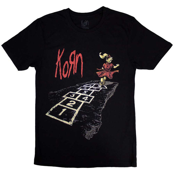 Korn | Official Band T-Shirt | Follow The Leader Hopscotch (Back Print)