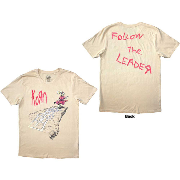 Korn | Official Band T-Shirt | Follow The Leader Hopscotch (Back Print)