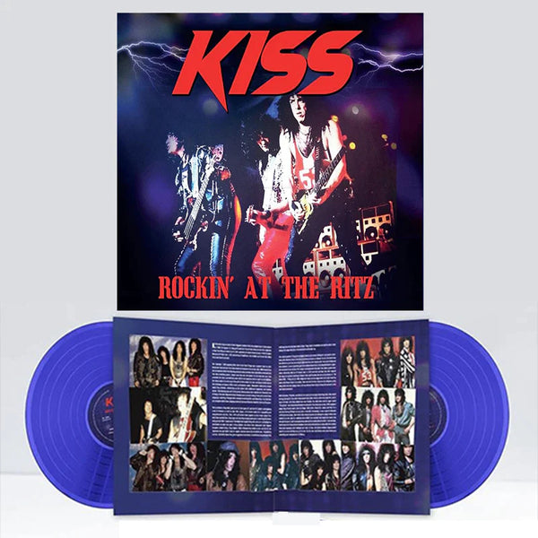 Kiss - Rockin' At The Ritz 2LP (Blue Vinyl Double LP)