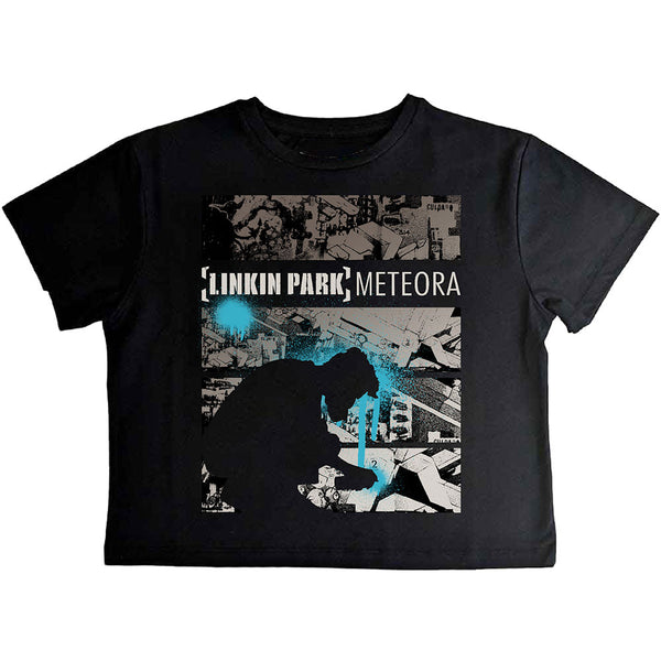 Linkin Park | Official Ladies Band Crop Top | Meteora Drip Collage