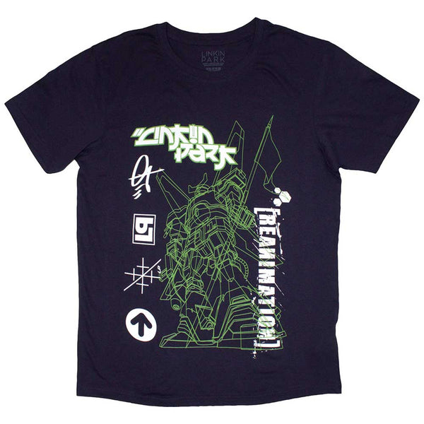 Linkin Park | Official Band T-Shirt | Reanimation Robot Sketch