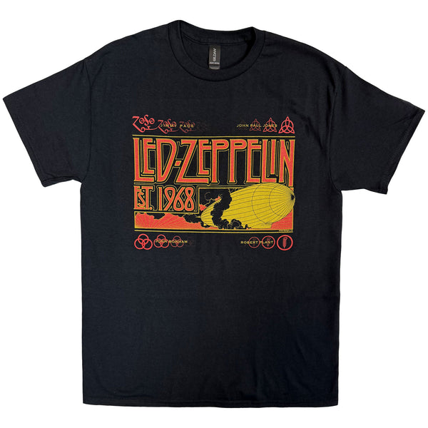 Led Zeppelin | Official Band T-Shirt | Zeppelin & Smoke