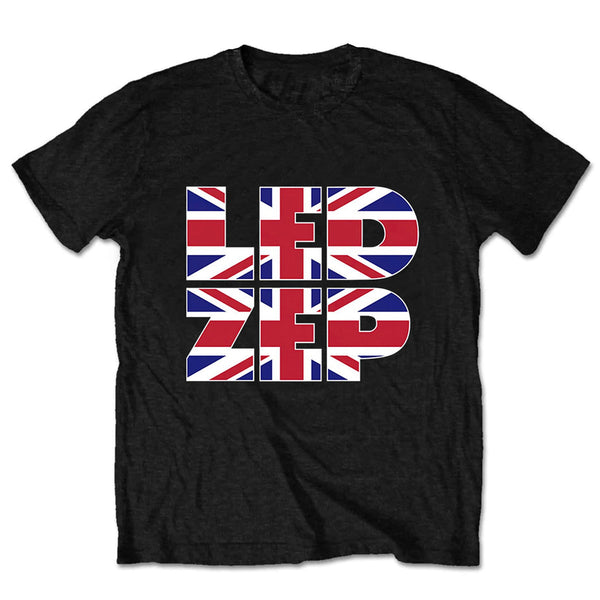 Led Zeppelin | Official Band T-Shirt | Union Jack Type