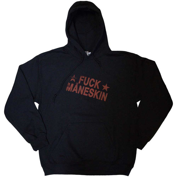 Maneskin | Official Band Hoodie | Fuck Maneskin (Back Print & Ex-Tour)