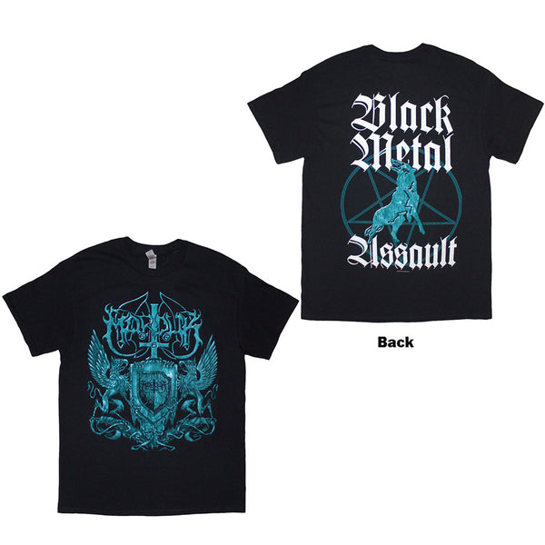 Marduk | Official T-Shirt | Black Metal Assault (Back Print)
