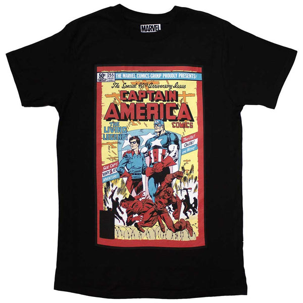 Marvel Comics | Official T-Shirt | Living Legend Comic Cover