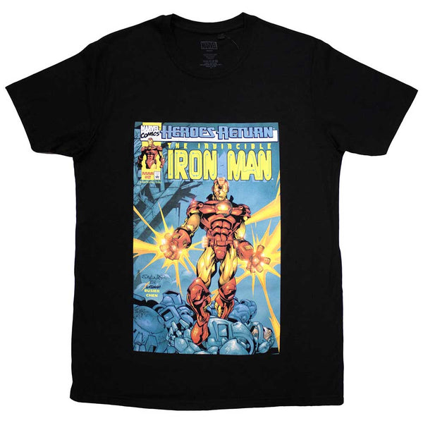 Marvel Comics | Official Movie T-Shirt | Invincible Iron Man Comic Cover