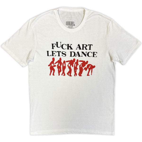 Madness | Official Band T-Shirt | F**k Art (White)
